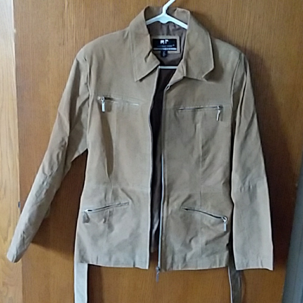 Tan leather Jacket
